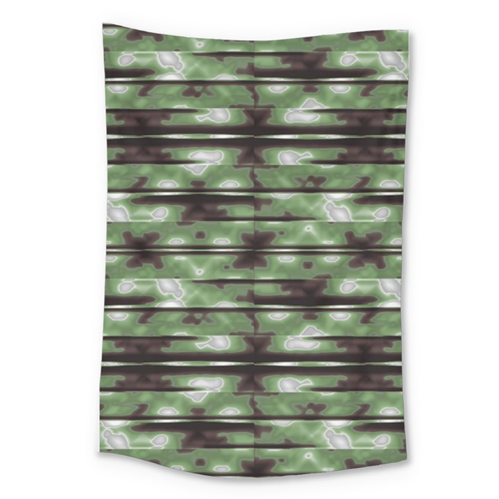 Stripes Camo Pattern Print Large Tapestry