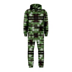 Stripes Camo Pattern Print Hooded Jumpsuit (kids) by dflcprintsclothing