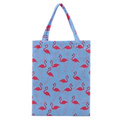 Flamingo Pattern Classic Tote Bag by Valentinaart