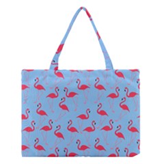 Flamingo Pattern Medium Tote Bag by Valentinaart