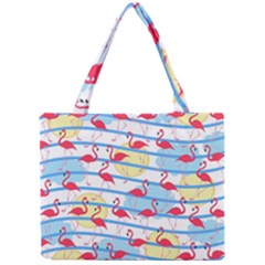 Flamingo Pattern Mini Tote Bag by Valentinaart