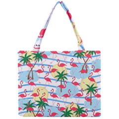 Flamingo Pattern Mini Tote Bag by Valentinaart