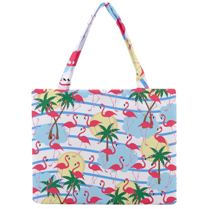 Flamingo pattern Mini Tote Bag