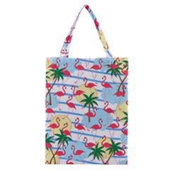 Flamingo Pattern Classic Tote Bag by Valentinaart