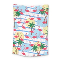 Flamingo Pattern Small Tapestry