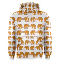 Indian Elephant  Men s Pullover Hoodie by Valentinaart