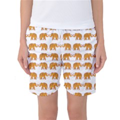 Indian Elephant  Women s Basketball Shorts by Valentinaart