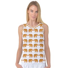 Indian Elephant  Women s Basketball Tank Top by Valentinaart