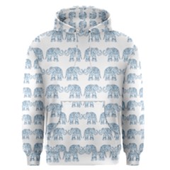 Indian Elephant  Men s Pullover Hoodie by Valentinaart