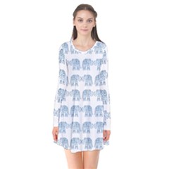 Indian Elephant  Flare Dress