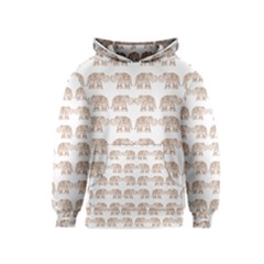 Indian Elephant Kids  Pullover Hoodie by Valentinaart