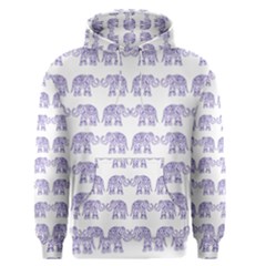 Indian Elephant Pattern Men s Pullover Hoodie by Valentinaart