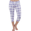 Indian elephant pattern Capri Yoga Leggings View1