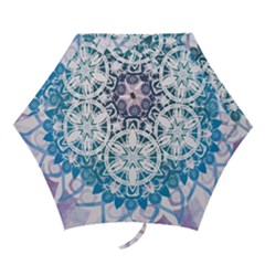 Mandalas Symmetry Meditation Round Mini Folding Umbrellas by Amaryn4rt