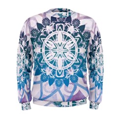 Mandalas Symmetry Meditation Round Men s Sweatshirt by Amaryn4rt