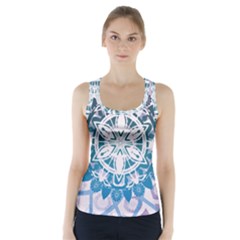 Mandalas Symmetry Meditation Round Racer Back Sports Top by Amaryn4rt