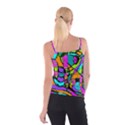 Abstract Art Squiggly Loops Multicolored Spaghetti Strap Top View2