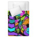 Abstract Art Squiggly Loops Multicolored Duvet Cover Double Side (Single Size) View1