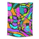 Abstract Art Squiggly Loops Multicolored Medium Tapestry View1