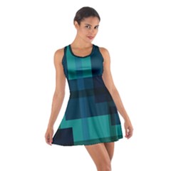 Boxes Abstractly Cotton Racerback Dress by Amaryn4rt