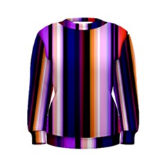 Fun Striped Background Design Pattern Women s Sweatshirt by Amaryn4rt