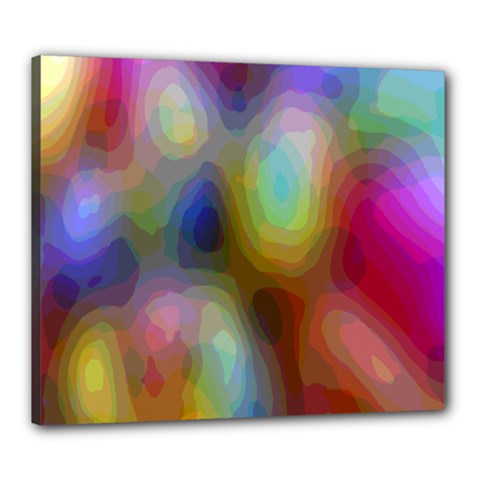 A Mix Of Colors In An Abstract Blend For A Background Canvas 24  X 20  by Amaryn4rt