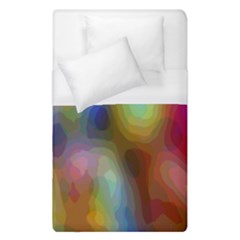 A Mix Of Colors In An Abstract Blend For A Background Duvet Cover (single Size) by Amaryn4rt