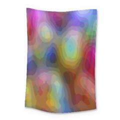 A Mix Of Colors In An Abstract Blend For A Background Small Tapestry by Amaryn4rt