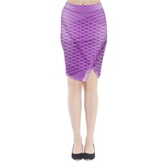 Abstract Lines Background Midi Wrap Pencil Skirt by Amaryn4rt