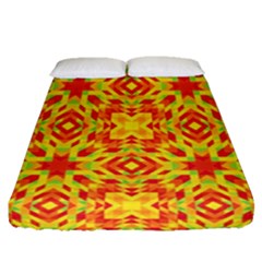 Pattern Fitted Sheet (queen Size)