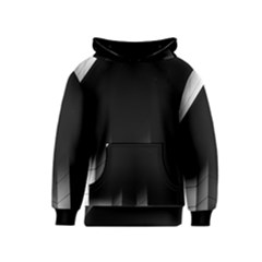 Wall White Black Abstract Kids  Pullover Hoodie by Amaryn4rt