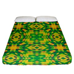 Pattern Fitted Sheet (king Size) by Valentinaart