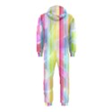 Colorful Abstract Stripes Circles And Waves Wallpaper Background Hooded Jumpsuit (Kids) View2