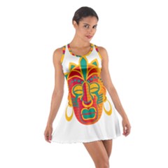 Mask Cotton Racerback Dress by Valentinaart