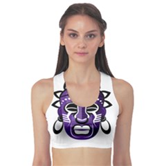 Mask Sports Bra by Valentinaart