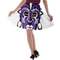 Mask A-line Skater Skirt View2