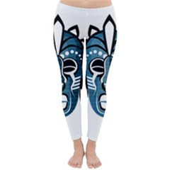 Mask Classic Winter Leggings by Valentinaart