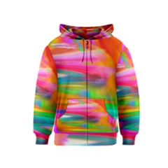 Abstract Illustration Nameless Fantasy Kids  Zipper Hoodie by Amaryn4rt