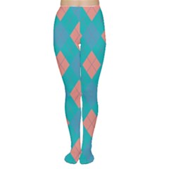 Plaid Pattern Women s Tights by Valentinaart