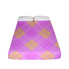 Plaid pattern Fitted Sheet (Full/ Double Size)