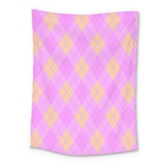 Plaid pattern Medium Tapestry