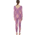 Plaid pattern Long Sleeve Catsuit View2