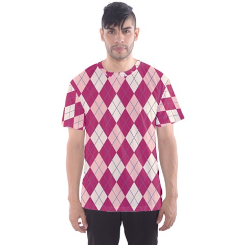 Plaid Pattern Men s Sport Mesh Tee by Valentinaart