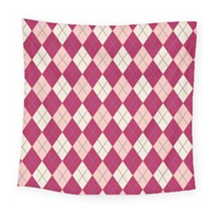 Plaid Pattern Square Tapestry (large) by Valentinaart