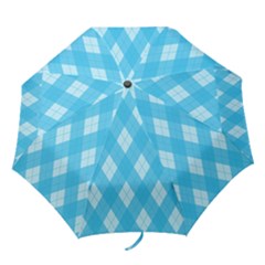 Plaid Pattern Folding Umbrellas by Valentinaart