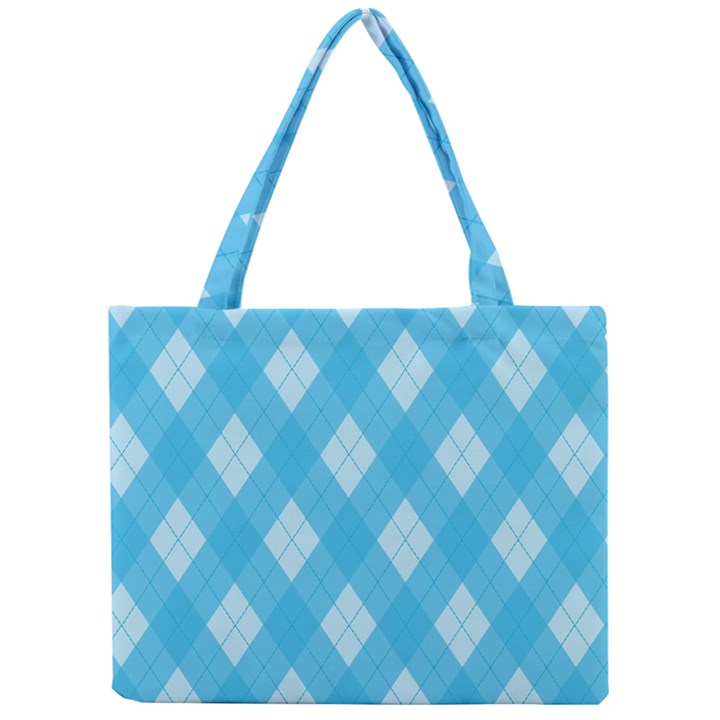 Plaid pattern Mini Tote Bag