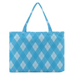 Plaid Pattern Medium Zipper Tote Bag by Valentinaart