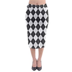 Plaid Pattern Midi Pencil Skirt by Valentinaart