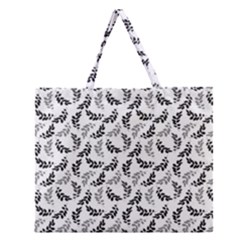 Pattern Zipper Large Tote Bag by Valentinaart