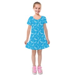 Pattern Kids  Short Sleeve Velvet Dress by Valentinaart